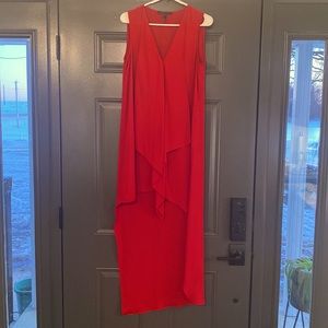 BCBG Women’s Red High Low Dress